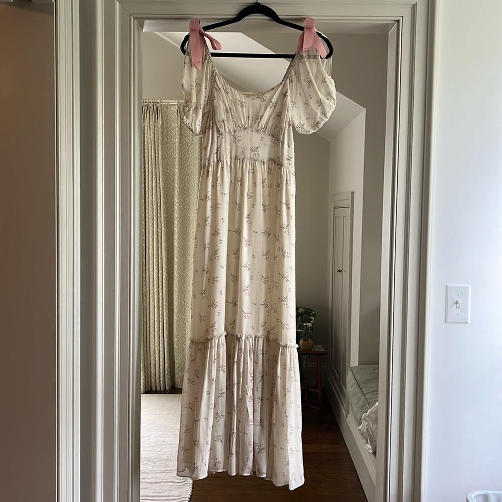 Love Shack Fancy long midi dress